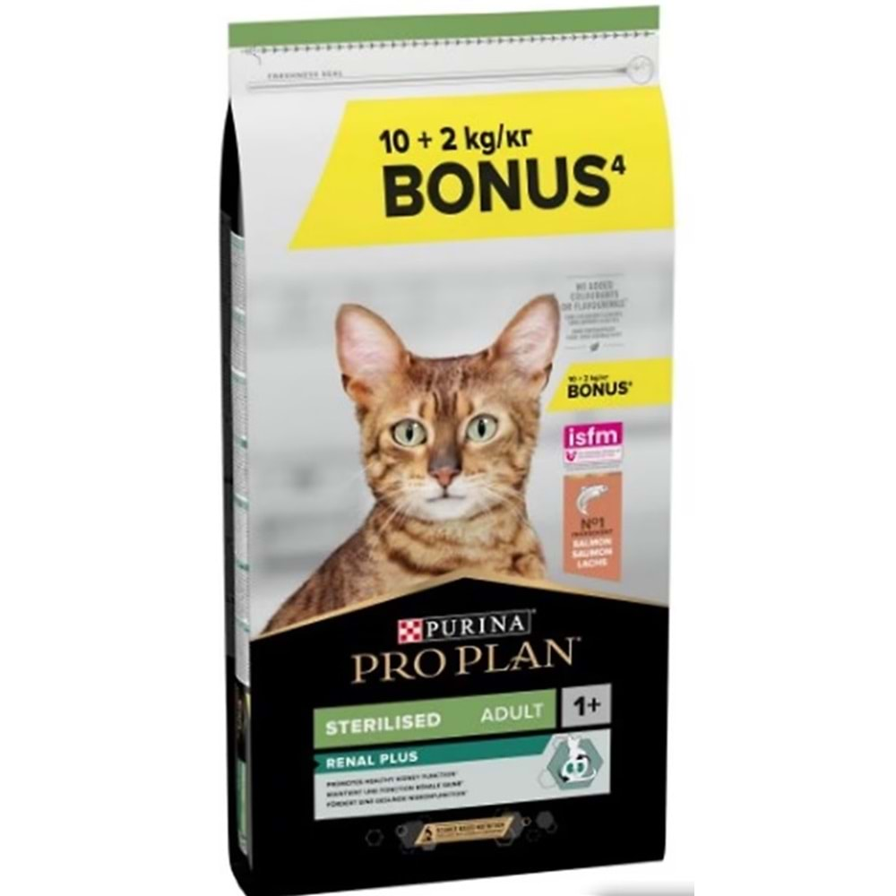 Pro Plan Sterilised Somonlu Kısırlaştırılmış Kedi Maması 10 + 2 Kg