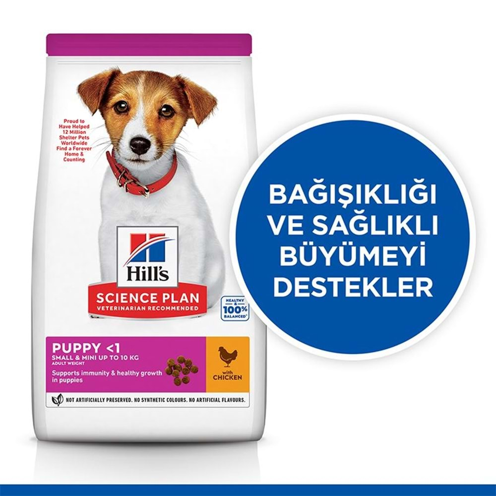 Hills Puppy Small & Mini Tavuklu Yavru Köpek Maması 1.5kg