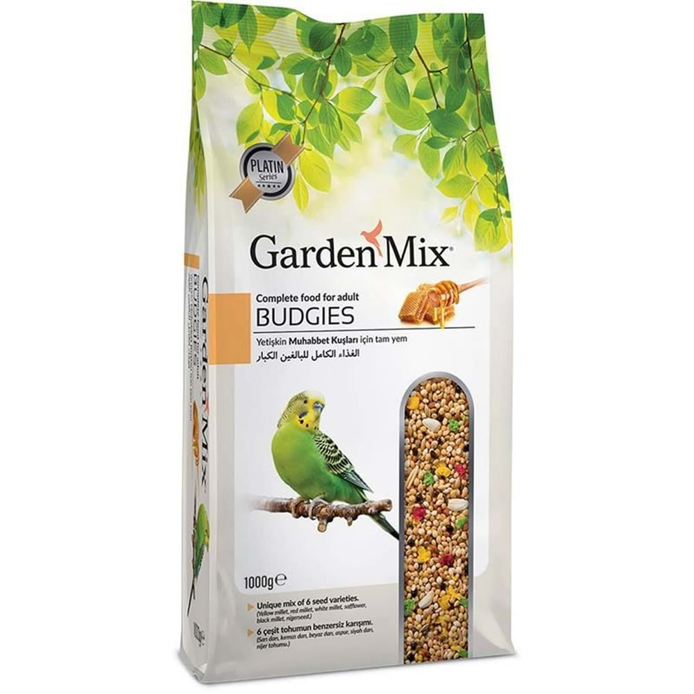 Gardenmix Platin Ballı Muhabbet Kuşu Yemi 1 Kg