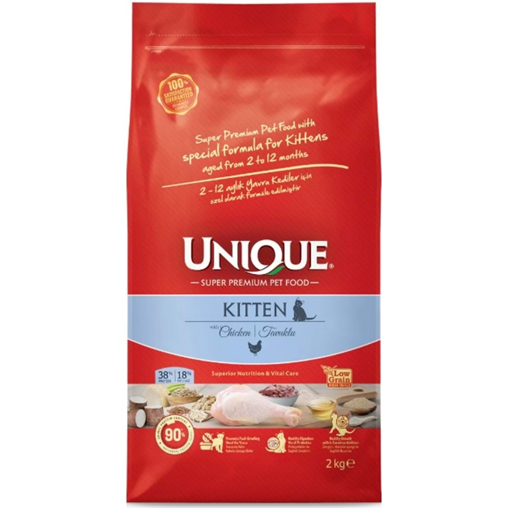 Unique Yavru Kedi Maması Tavuklu 2 kg