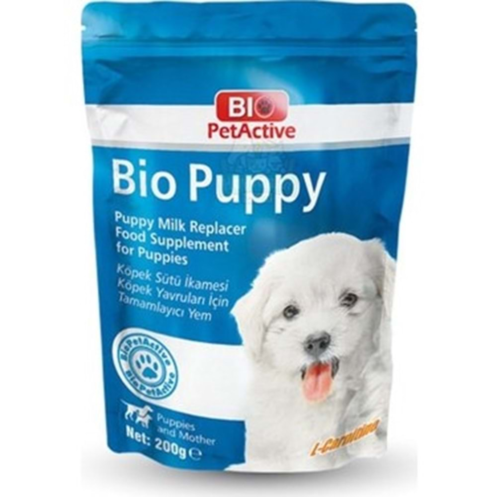 Bio Pet Active Puppy Milk Powder Yavru Köpek Süt Tozu 200 gr