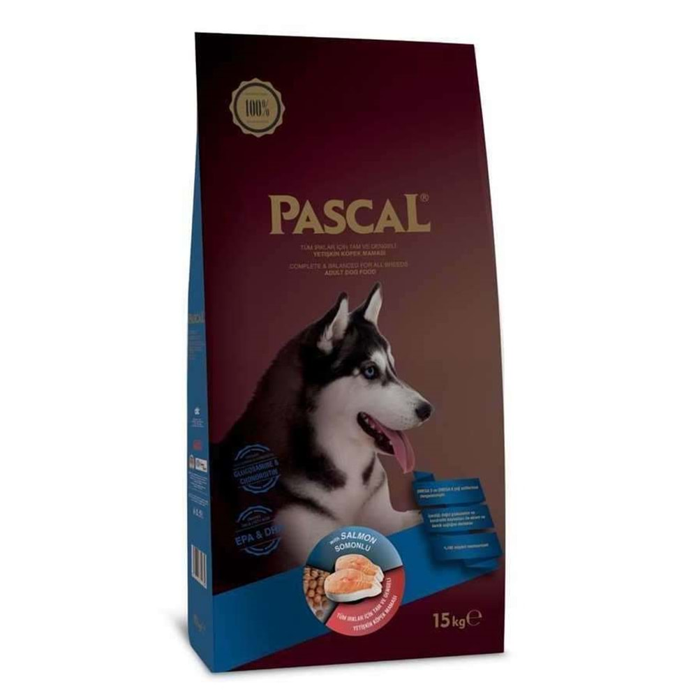 Pascal Yetişkin Köpek Maması Somonlu 15 kg