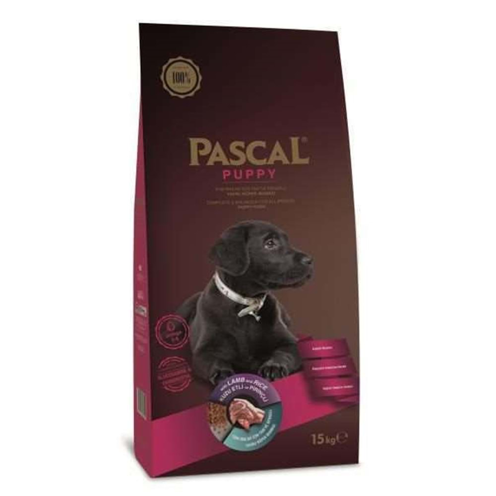 Pascal Kuzu Etli Yavru Köpek Maması 15 Kg