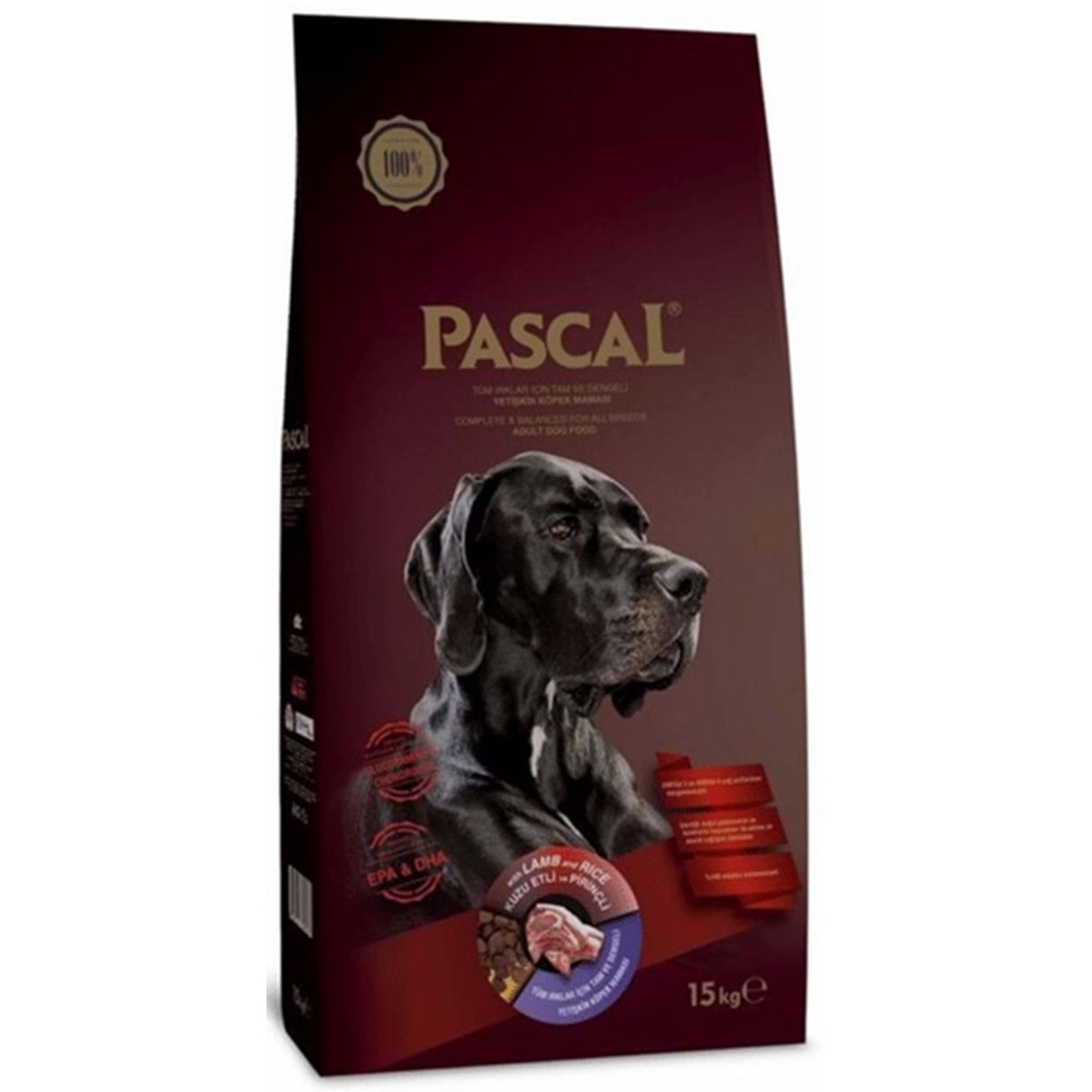 Pascal Kuzu Etli Yetişkin Köpek Maması 15 Kg