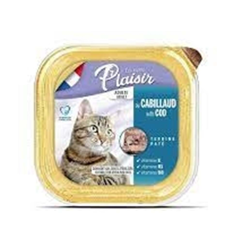 Plaisir Morina Balıklı Kedi Yaş Mama 100 gr x 6 Adet