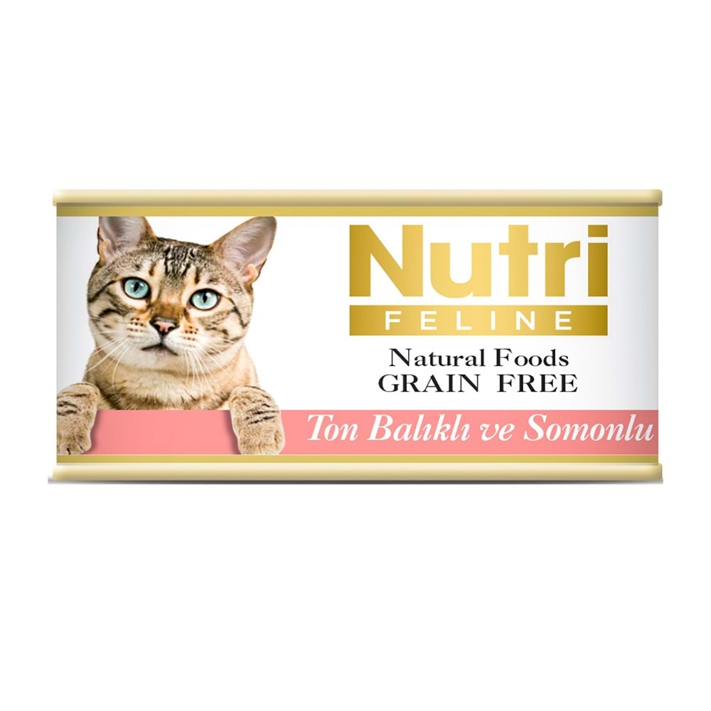 Nutri Kedi Konserve Ton Ve Somon Balıklı 85 gr x 12 Adet