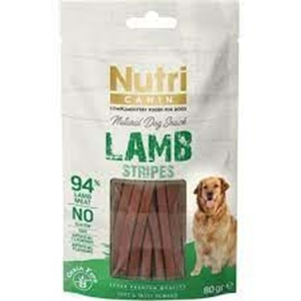 Nutri Canin Kuzulu Snack Köpek Ödül Maması 80 gr x 3 Adet