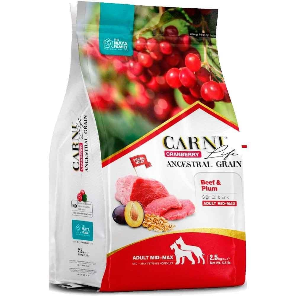 Carnı Lıfe Cranberry Ancestral Graın Köpek Dana & Erik Yetişkin Medıum & Maxı 2.5 Kg