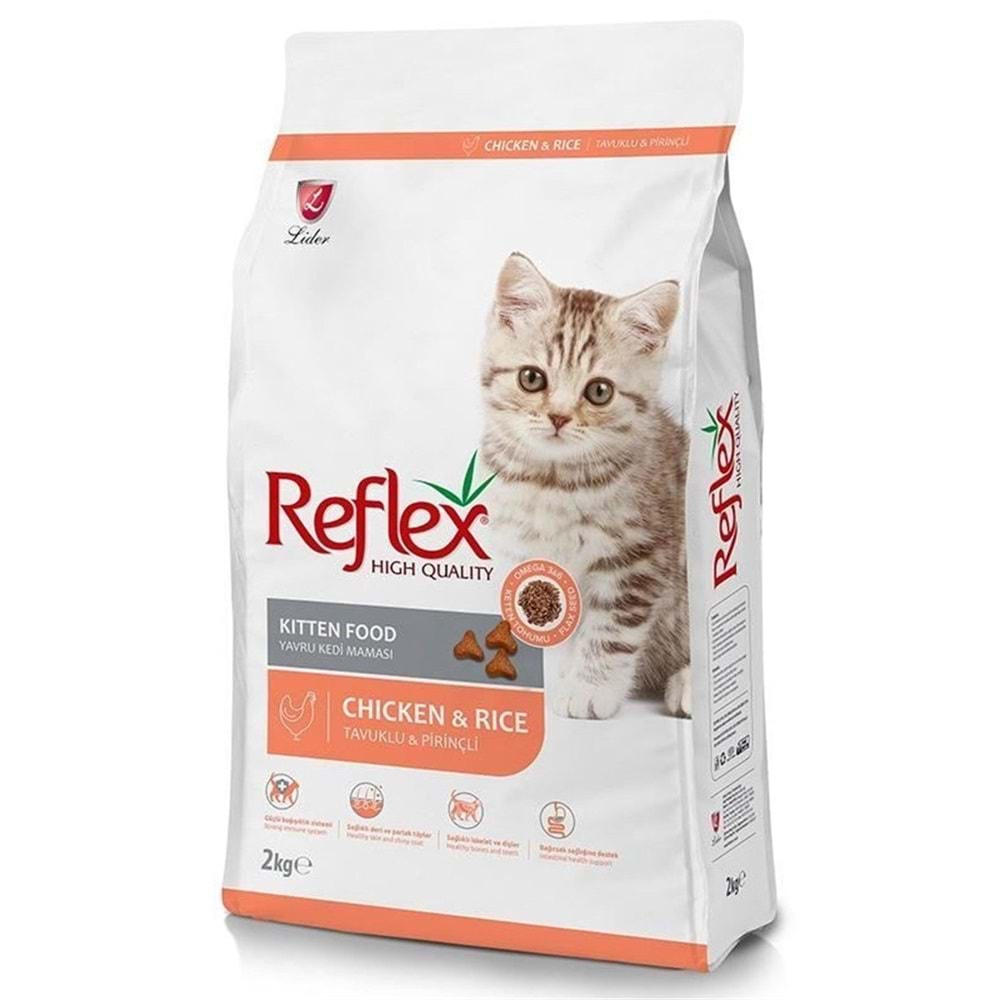 Reflex Kitten Tavuklu Yavru Kedi Maması 2 Kg