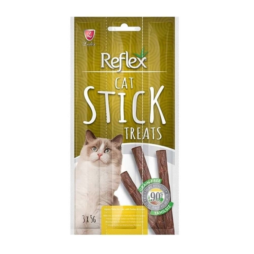 Reflex Kedi Ödül Sticks Hindi & Kuzu 3*5 Gr x 3 adet