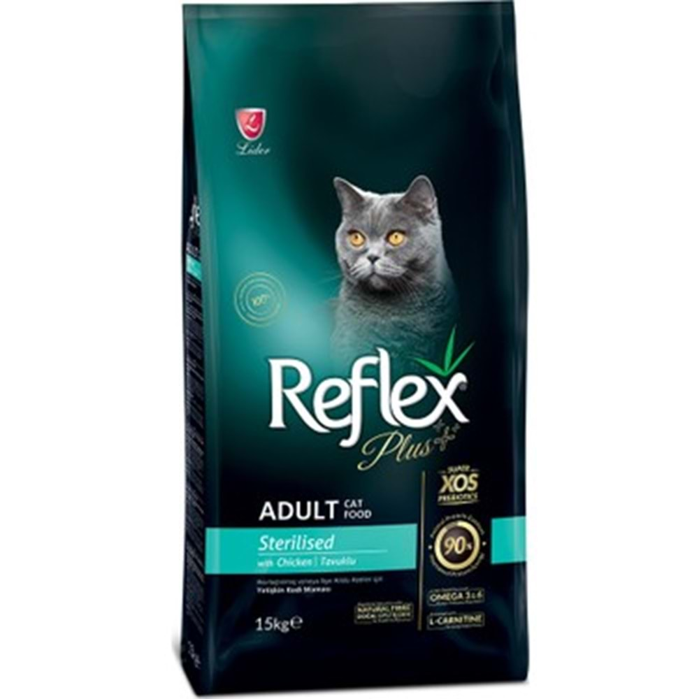 Reflex Plus Kısır Kedi Tavuklu 15 kg