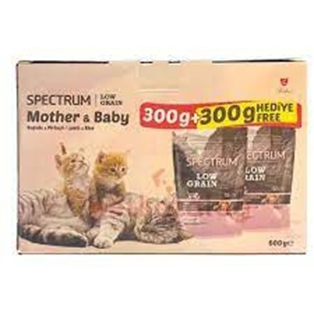 Spectrum Yavru Ve Emziren Anne Maması Kuzu Etli 300+300 gr Bonus Paket