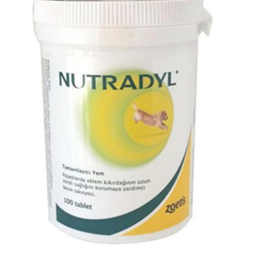 Zoetis Nutradyl Köpekler İçin Tamamlayıcı Yem 100 Tablet