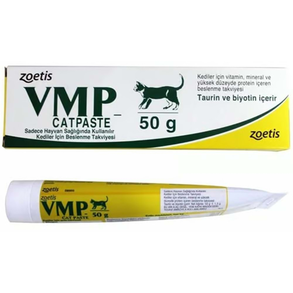 Zoetis VMP Kedi Vitamin Mineral Protein Taurin Biyotin Paste 50 gr