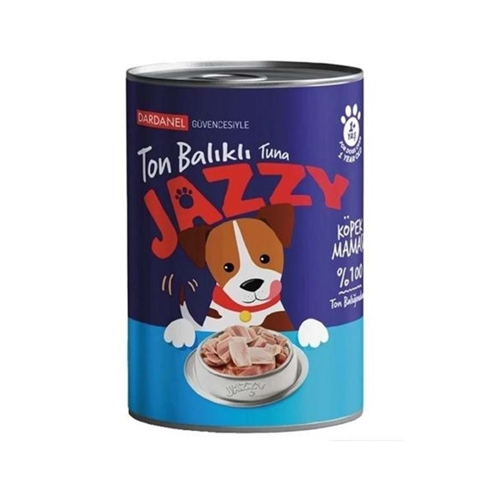 Dardanel Jazzy Ton Balıklı Köpek Konservesi 400 Gr x 6 Adet