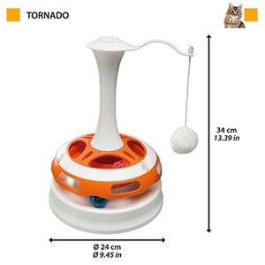 Ferplast Tornado Koşuşturma şeklinde kedi oyuncağı