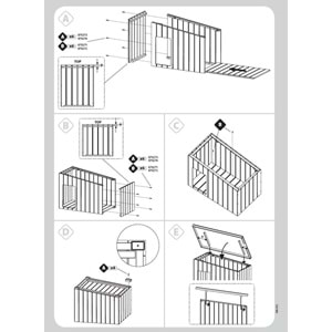 Ferplast Argo 60 FSC™ sertifikalı Kuzey çamı ahşap köpek kulübesi