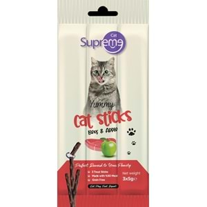 Supreme Cat Sığır Etli Ve Elmalı Ödül Çubuk 3x5 Gr x 6 adet