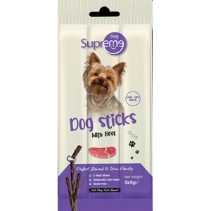 Supreme Dog Sığır Etli Ödül Çubuk 3x5 Gr x 6 Adet