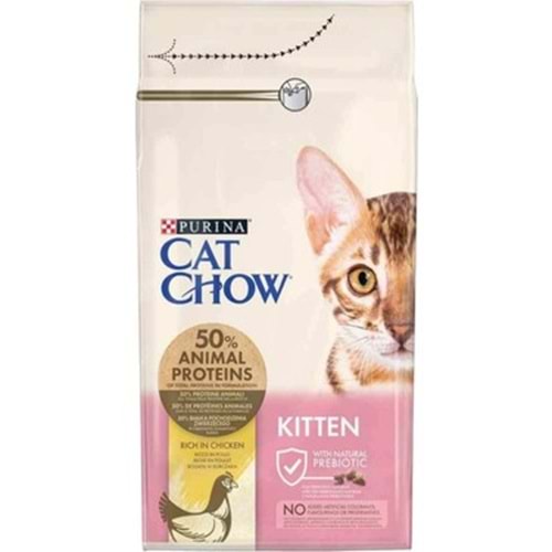 Cat Chow Yavru Kedi Maması Tavuklu 15 kg