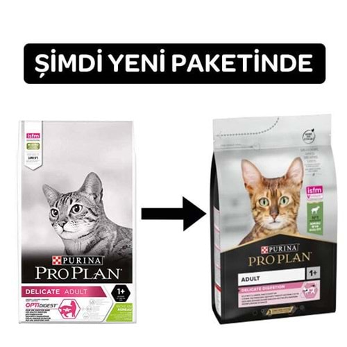 Proplan Yetişkin Kedi Delıcate Kuzu Etli 10 kg