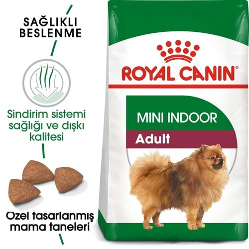 Royal Canin Mini Indoor Küçük Irk Yetişkin Köpek Maması 1,5kg