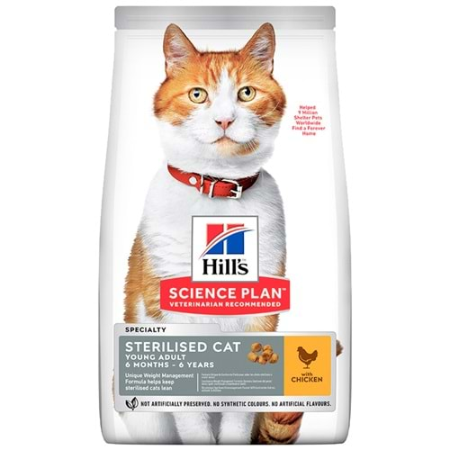 Hill's Sciense Plan Tavuklu Kısırlaştırılmış Kedi Maması 10 kg