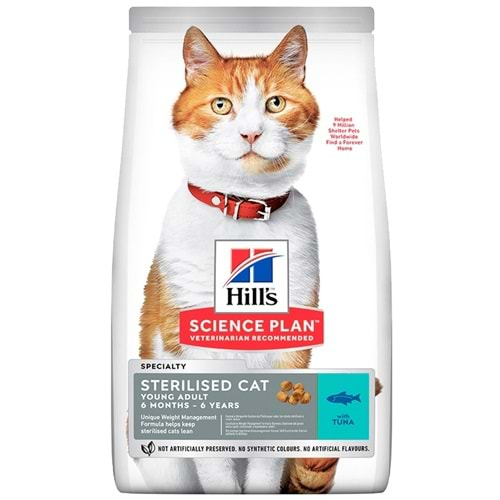 Hills Science Plan Ton Balıklı Kısırlaştırılmış Yetişkin Kedi Maması 1.5 Kg