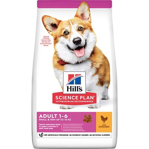 Hills Small Mini Irk Yetişkin Köpek Maması Tavuklu 1,5 Kg