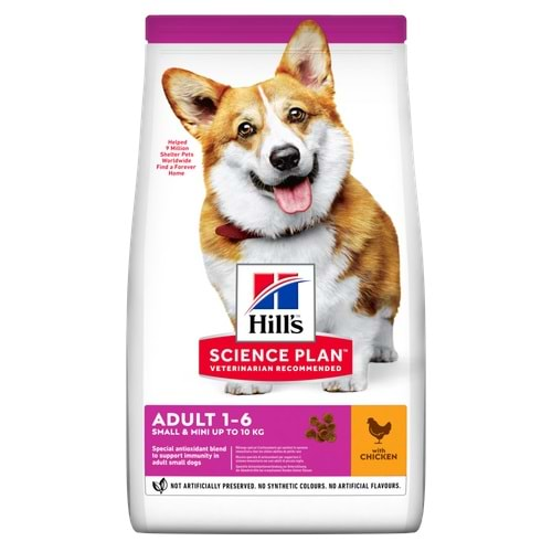 Hills Small Mini Küçük Irk Tavuklu Yetişkin Köpek Maması 1,5 kg