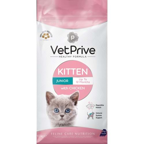 Vet Prive Cat Kitten Wıth Chicken 10 kg