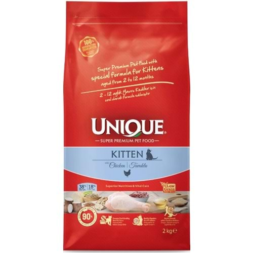 Unique Yavru Kedi Maması Tavuklu 2 kg