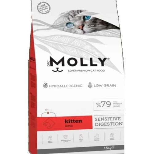 Molly Yavru Kedi Maması Kuzulu 15 Kg