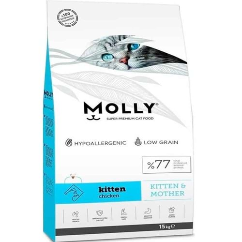 Molly Yavru Kedi Maması Tavuklu 15 Kg