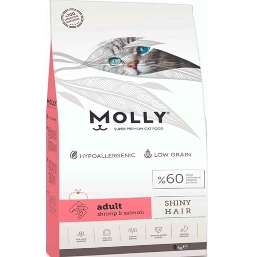 Molly Yetişkin Kedi Maması Karidesli Somonlu 15 Kg