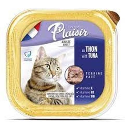 Plaisir Ton Balıklı Kedi Yaş Mama 100 gr x 6 Adet