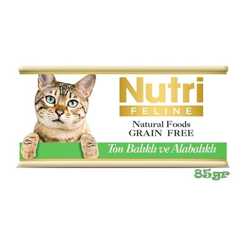 Nutri Kedi Konserve Ton ve Alabalıklı 85 gr x 12 adet