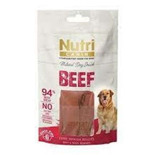 Nutri Canin Snack Biftekli Köpek Ödül Maması 80 gr x 3 Adet