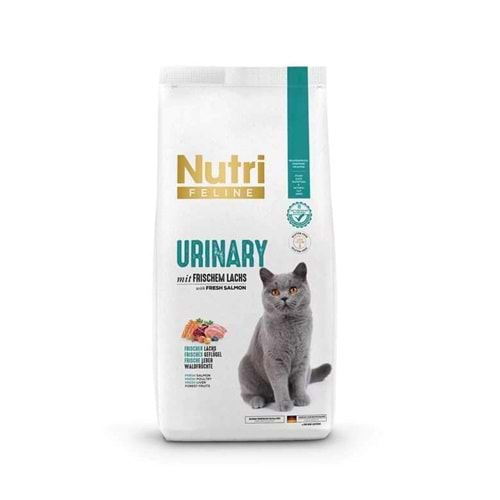 Nutri Feline Urinary Böbrek Sağlığı Destekleyici Somonlu Düşük Tahıllı Yetişkin Kedi Maması 10 Kg