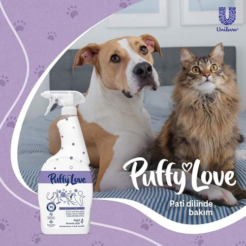 Puffy Love Leke Çıkarıcı Sprey Hayvan Dostu 750 ml