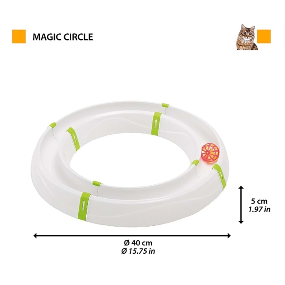 Ferplast Magic Circle Rota Şeklinde Modüler Kedi Oyuncağı