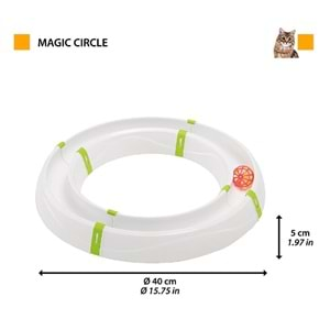 Ferplast Magic Circle Rota Şeklinde Modüler Kedi Oyuncağı